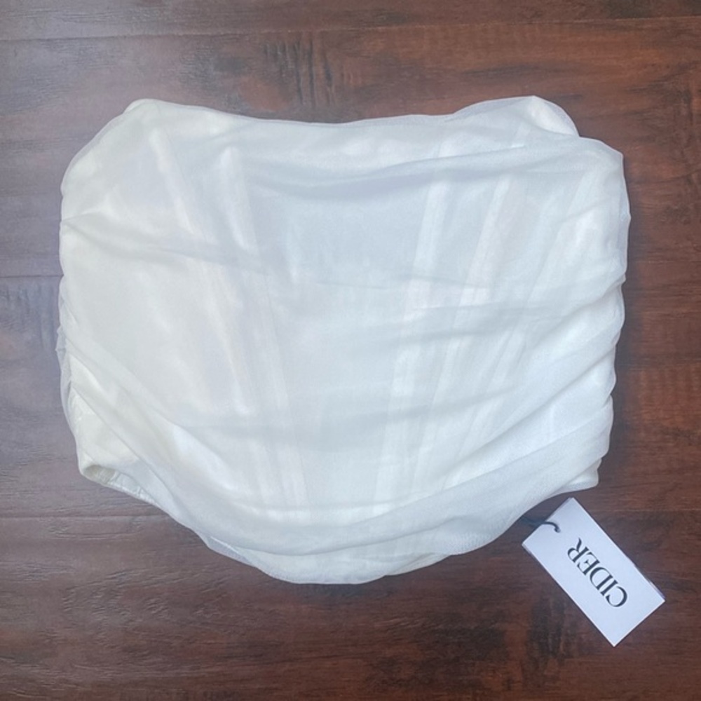 Solid Strapless Tube Top | Cider